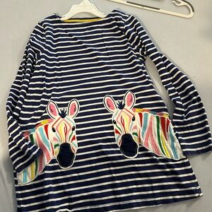 Mini Boden zebra tunic